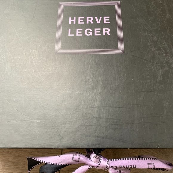 Herve Leger Elle Crystal Platform Sandals - Picture 12 of 14